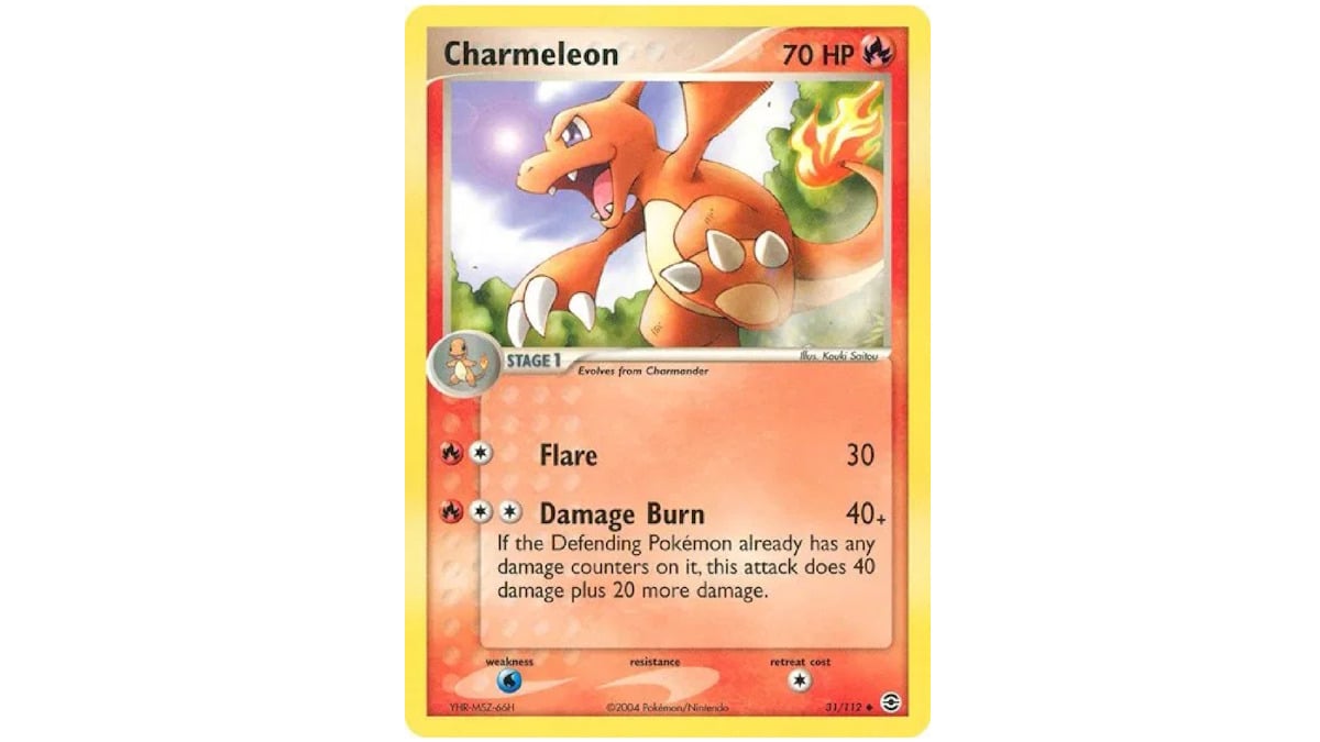 Charmelon in the PTCG.