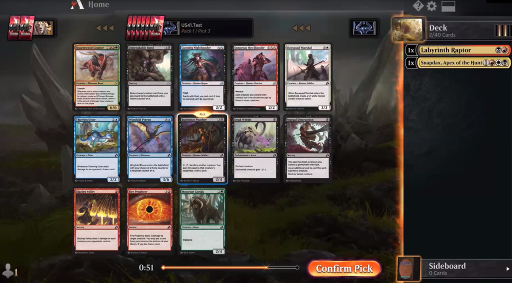 Player Draft MTG Arena