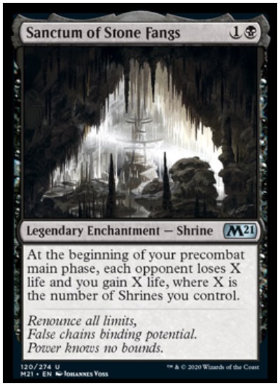 M21 Sanctum of Stone Fangs MTG