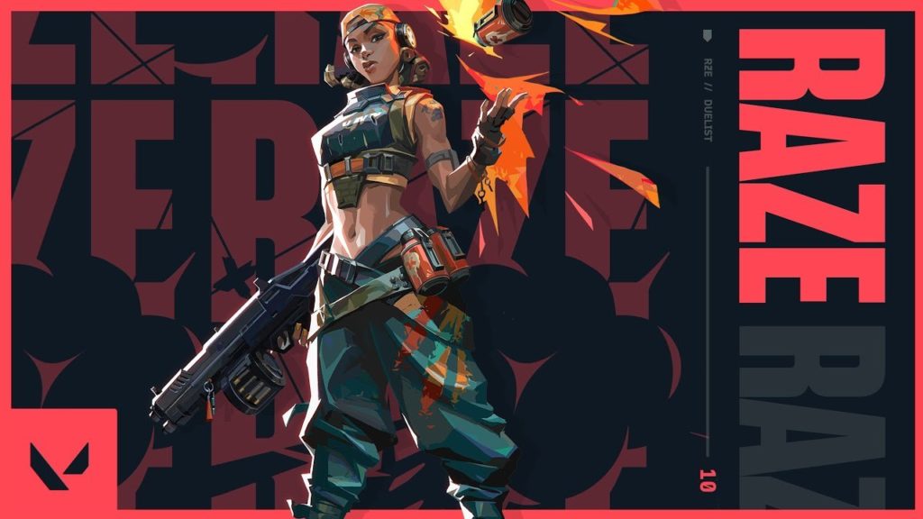 Raze agent in VALORANT.