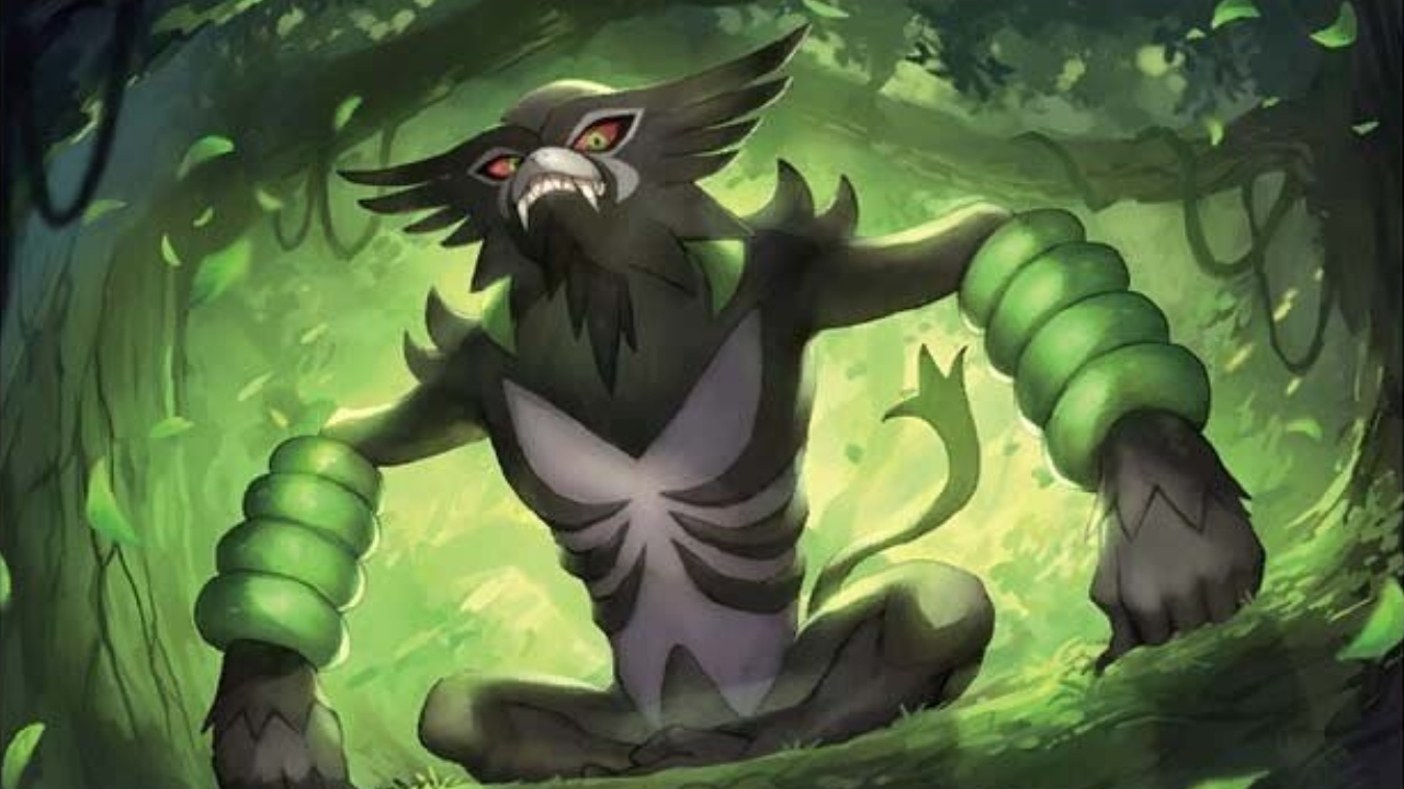 Zarude Pokemon TCG art.