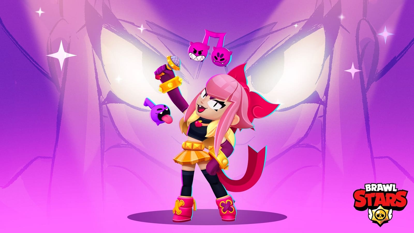 cover art for brawl stars featuring Melodie.