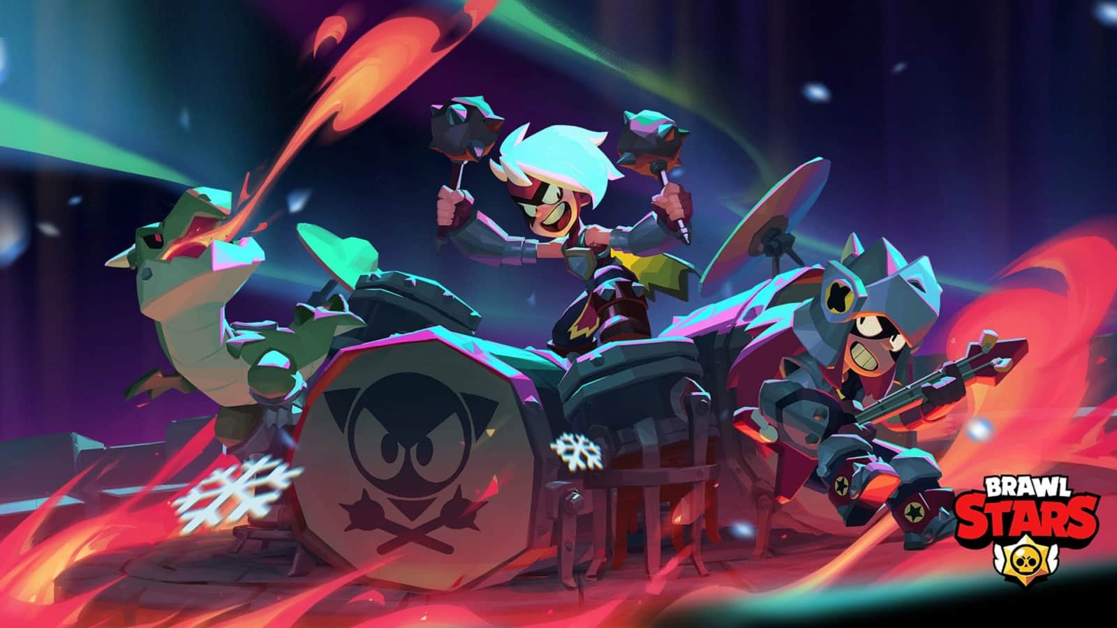 cover art for Brawl Stars featuring multiple characters.