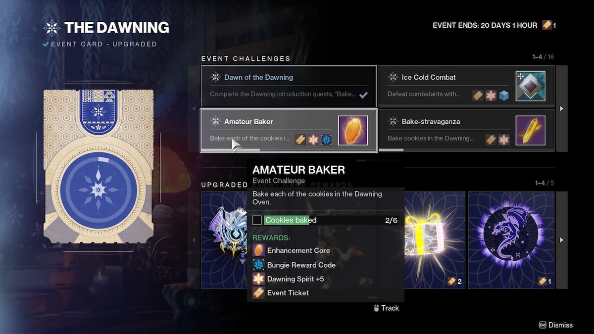 Dawning event card in Destiny 2