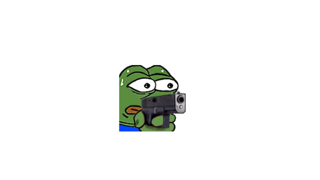 MonkaGun pepe emote twitch