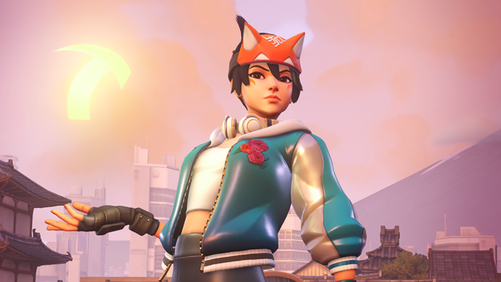 A screenshot of Kiriko in Overwatch 2.