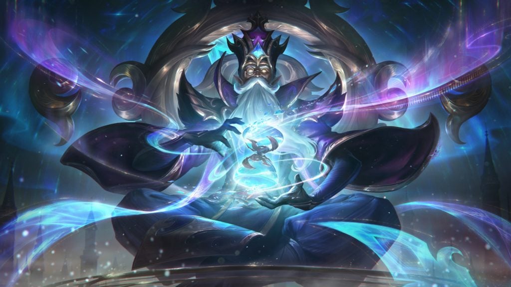 Picture showing Winterblessed Zilean in League of Legends