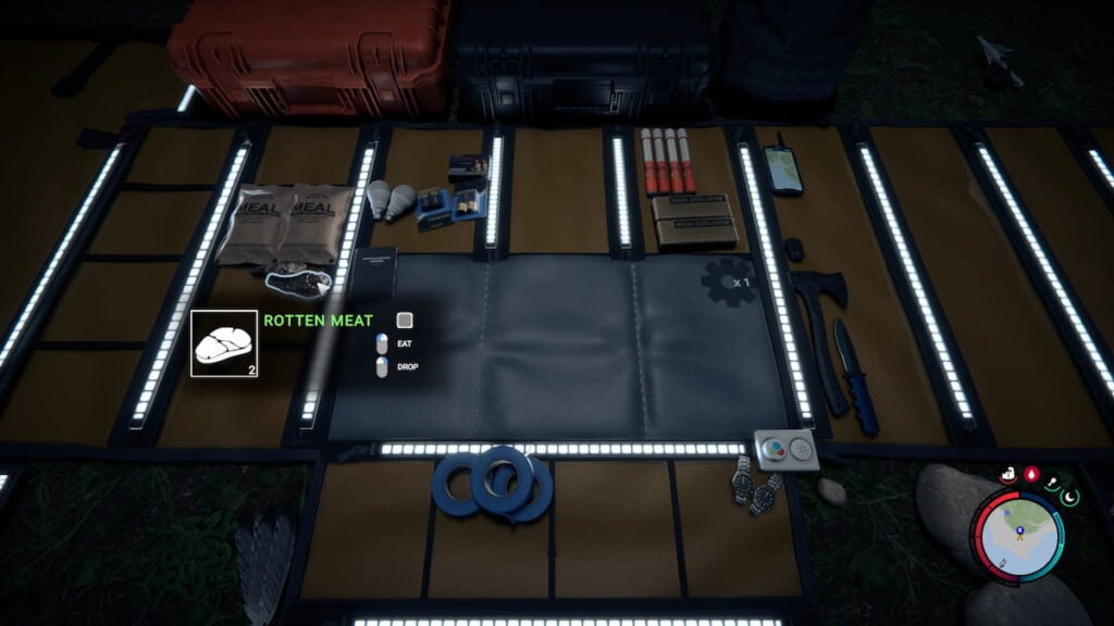 Rotten meat in Sons of the Forest inventory
