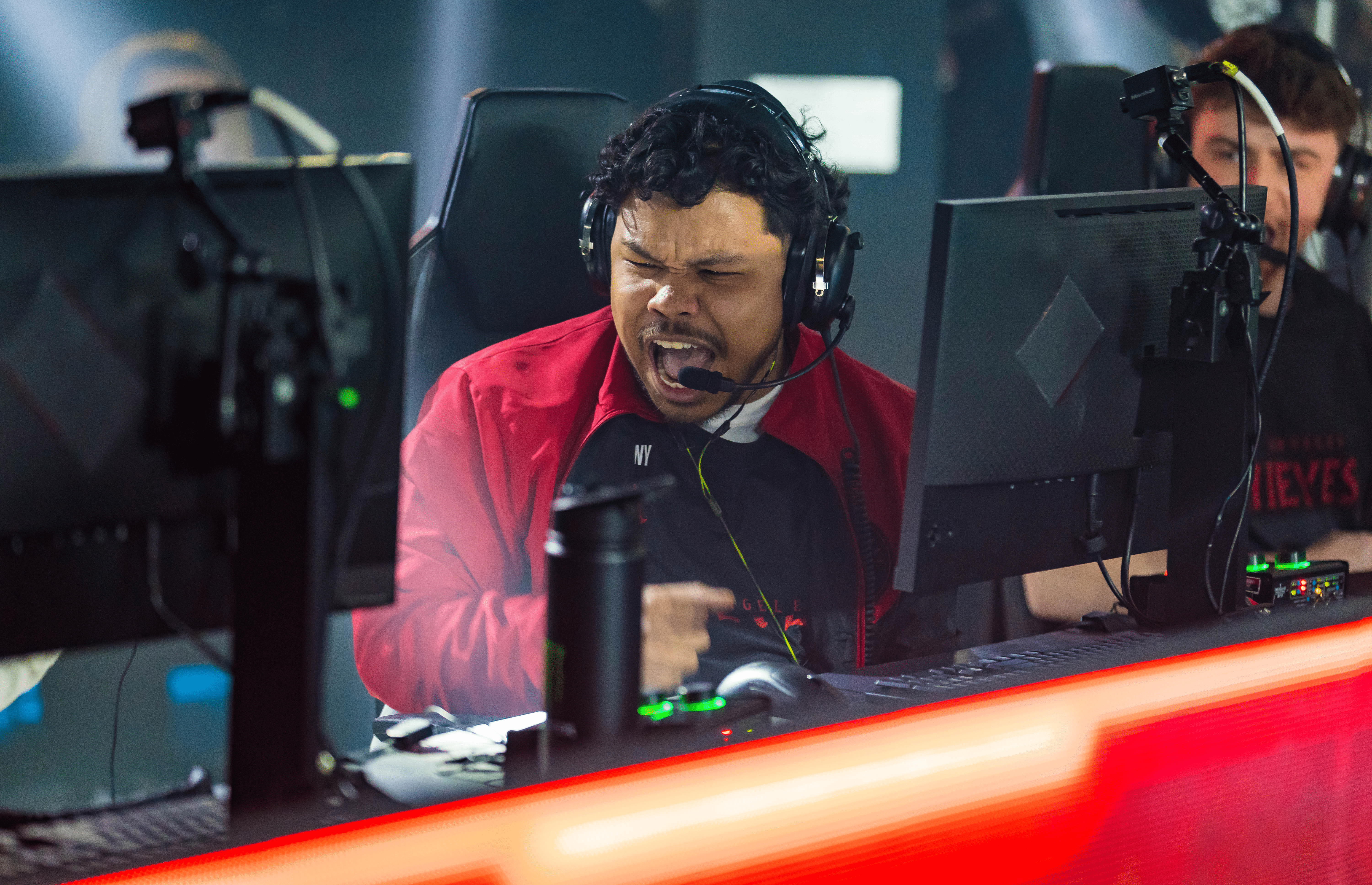 Kenny celebrating during CDL Major 4 in 2023.