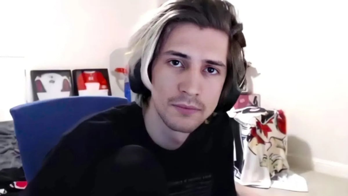 xQc Twitch streamer face