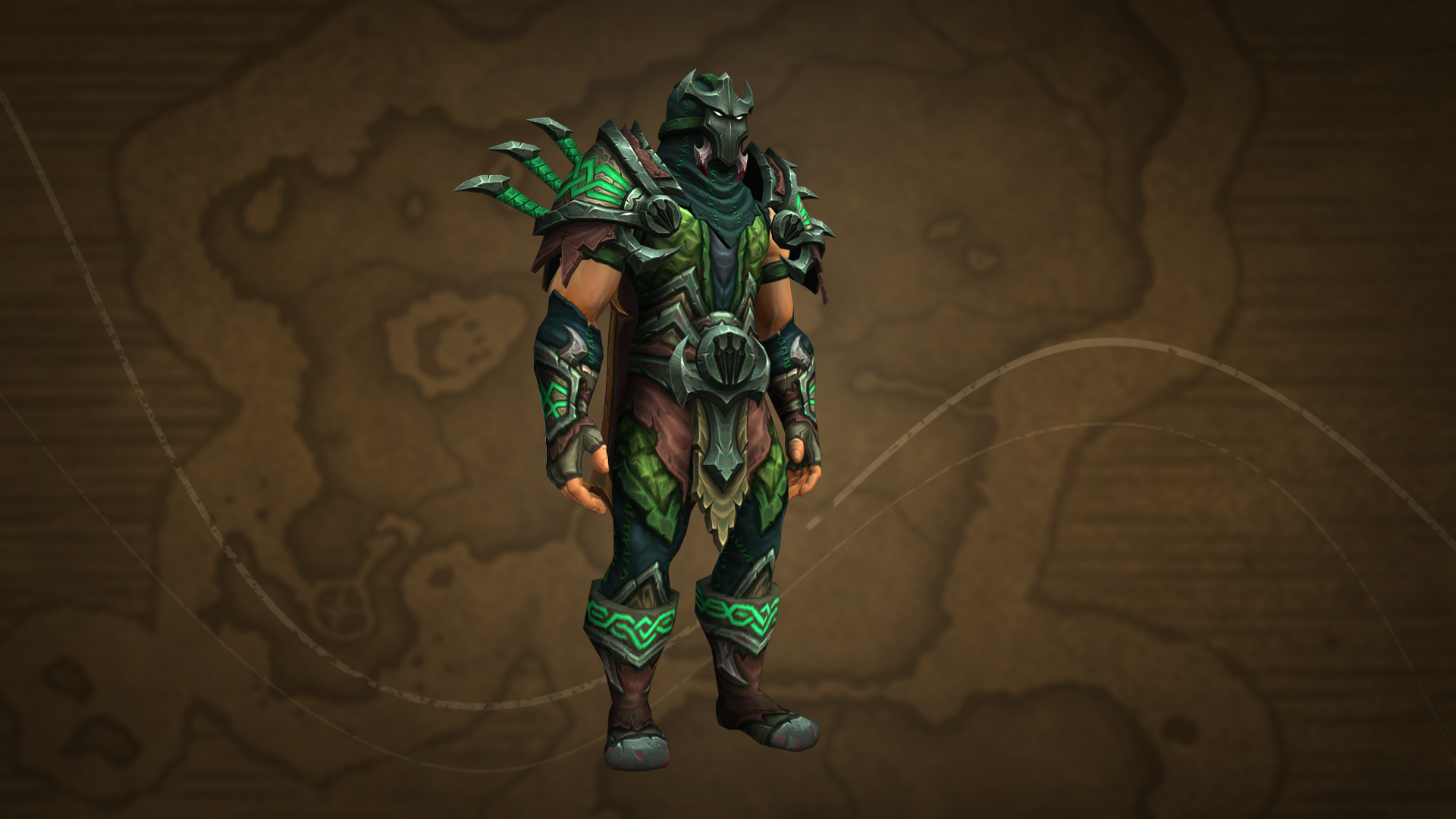 WoW character wearing Ensemble: Sylvan Stalker’s Leathers