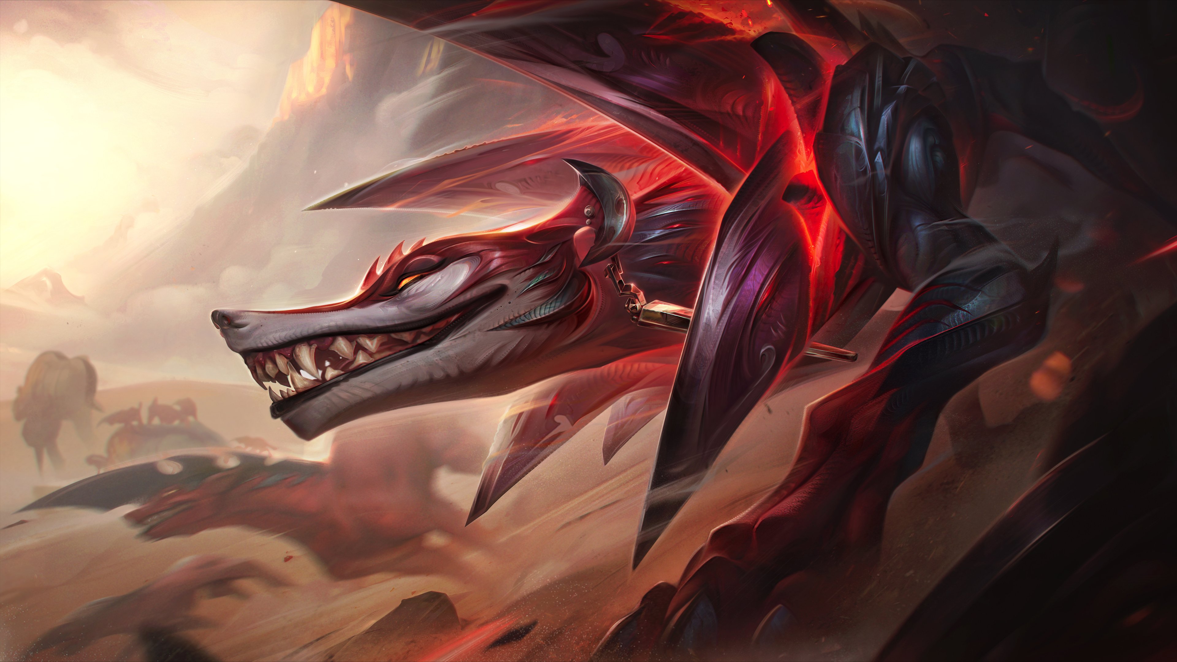 Naafiri's base splash art from League of Legends