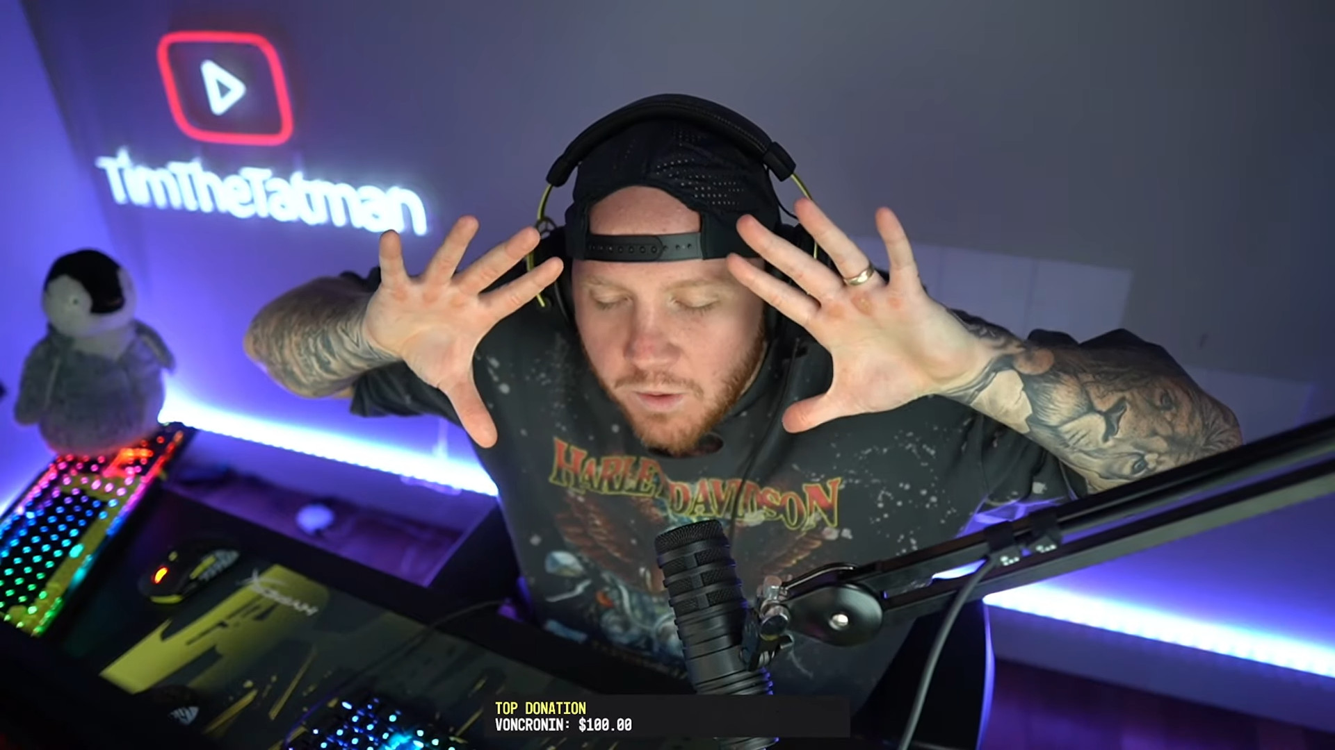 Timthetatman during one of his streams.