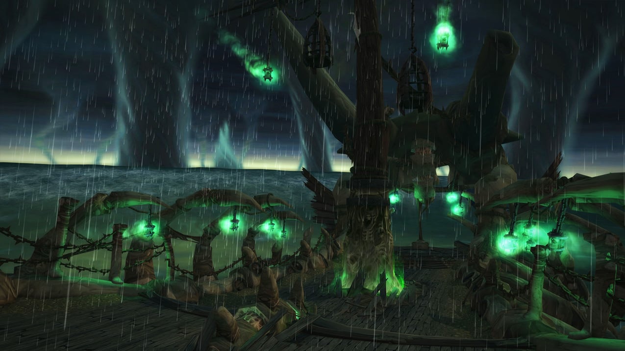The Maw of Souls dungeon ends on a mysterious ship of undead souls known as the Naglfar.