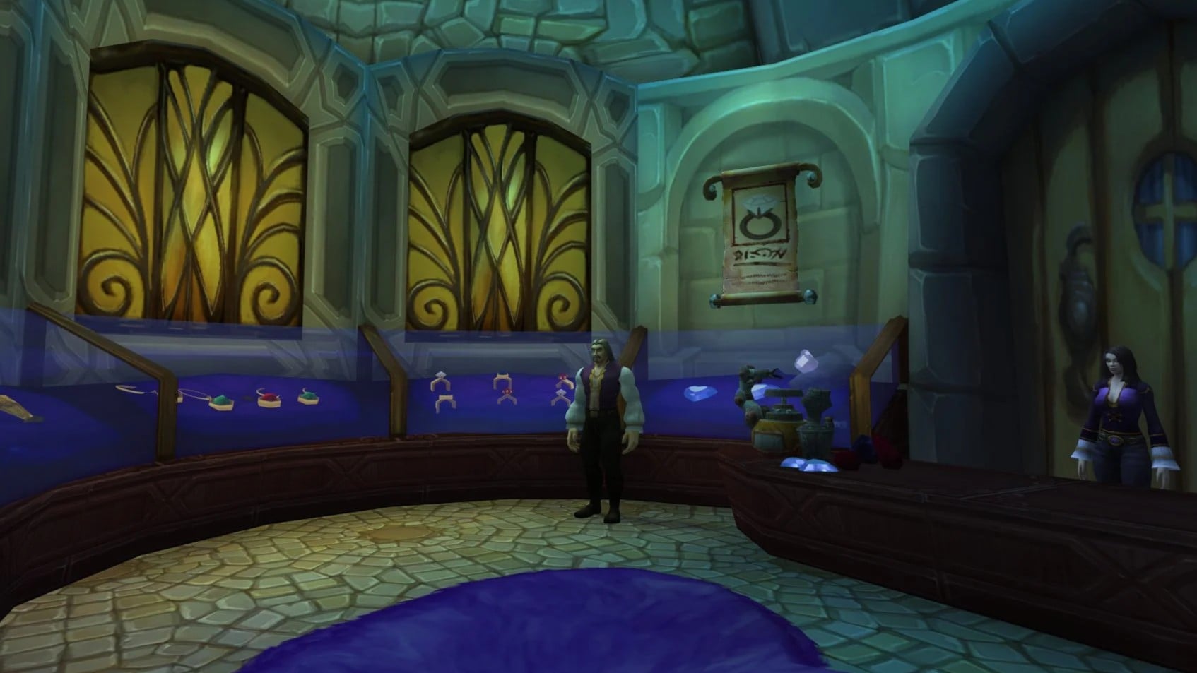The jewelcrafting sector in dalaran