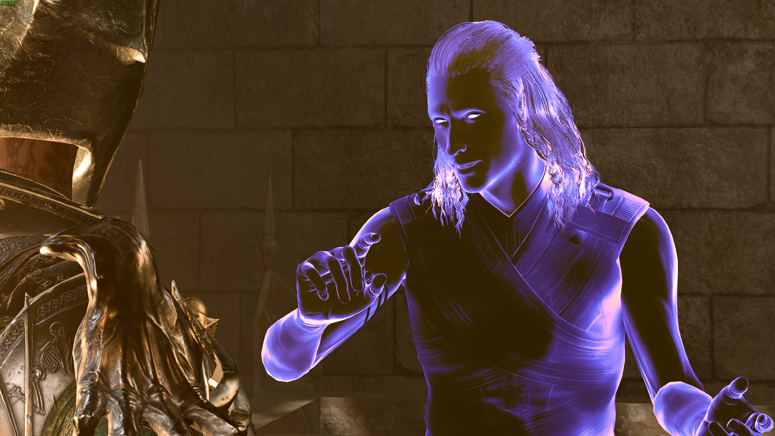 The Cursed Monk cannot stop laughing in Baldur's Gate 3