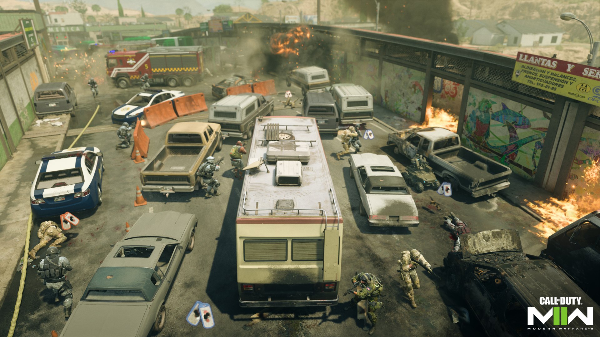 An image of Santa Sena Border Crossing from MW2