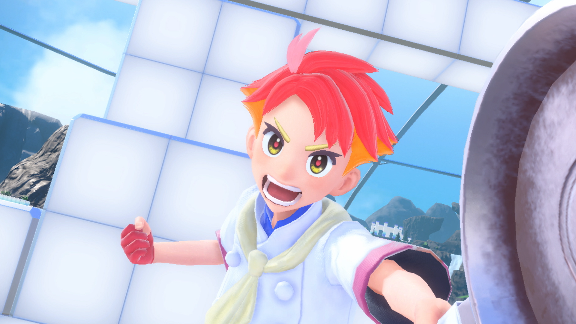 Crispin getting into the battle in Pokémon Scarlet and Violet.