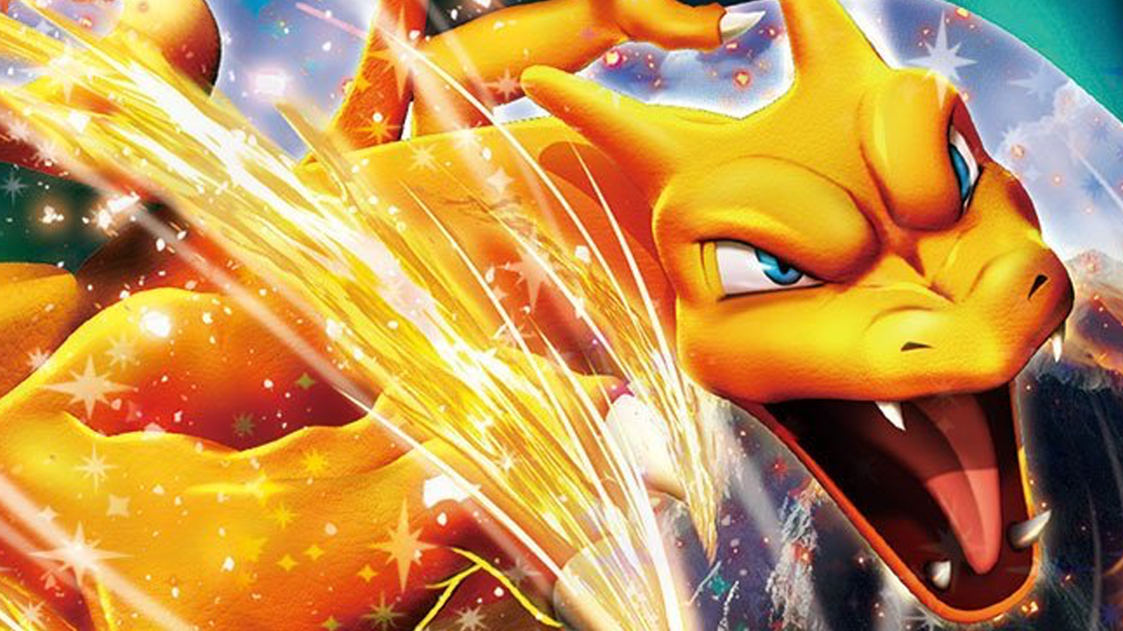Charizard looking fierce in the TCG 151 set.