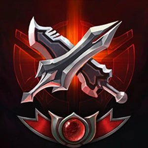 Great Opponent summoner icon featuring two crossed swords from League of Legends.