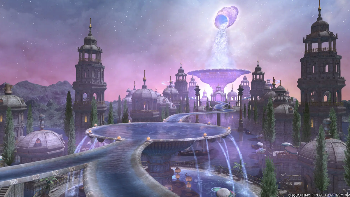 Thaleia's main path shown from above.