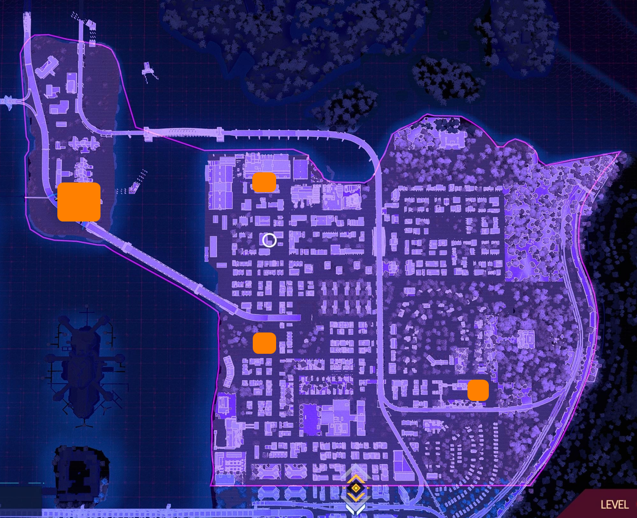 Locations of Spider-Bots in Astoria.