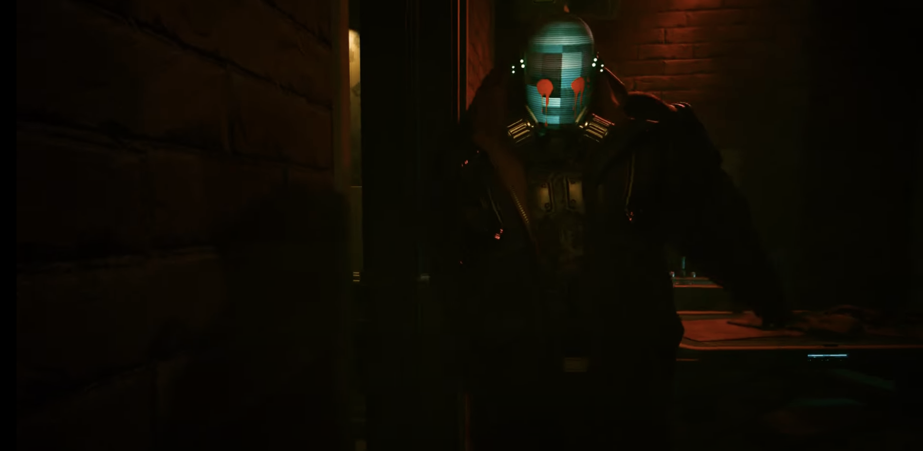 A large assailant with a lot of Cyberware attacks you during the motel portion of The Man Who Killed Jason Foreman.