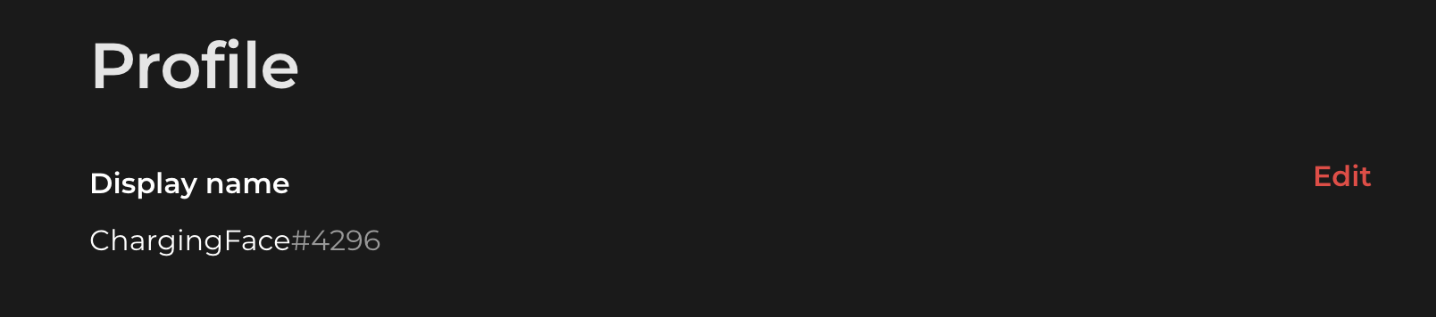 Changing your name in THE FINALS on Embark Studios website