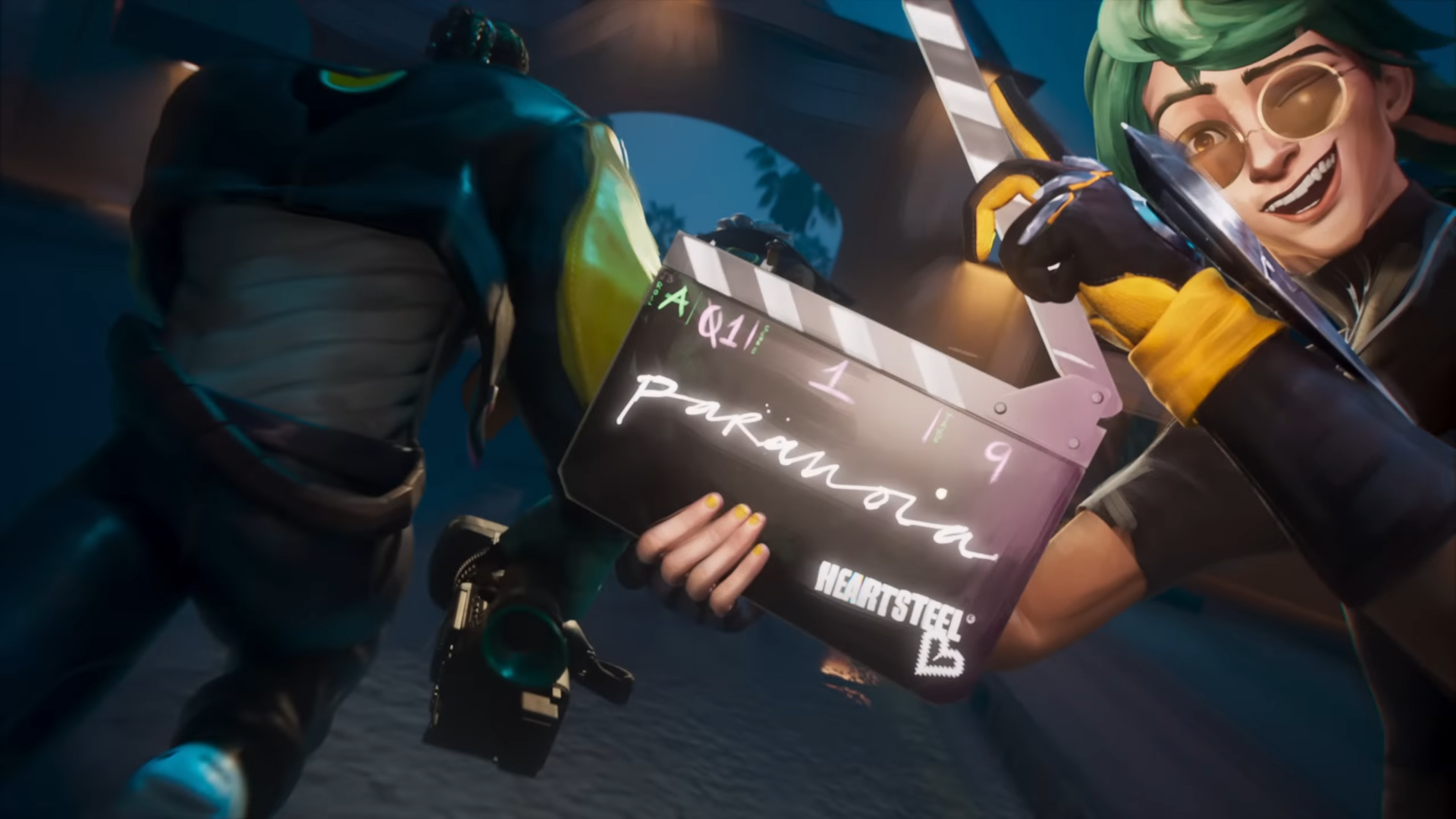 Ezreal in the League of Legends HEARTSTEEL music video for "PARANOIA"