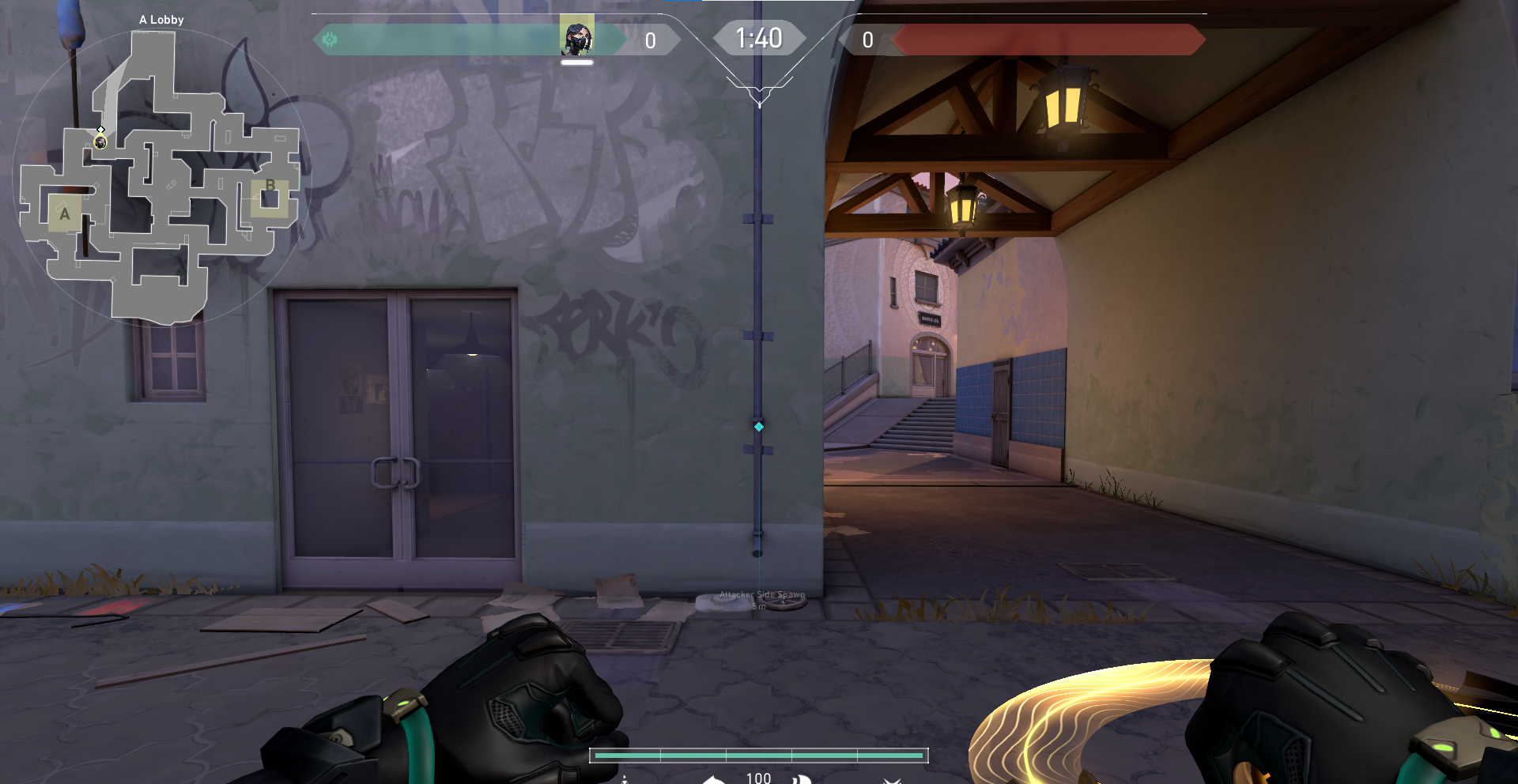 Sewer pipe in A Lobby on Sunset, VALORANT