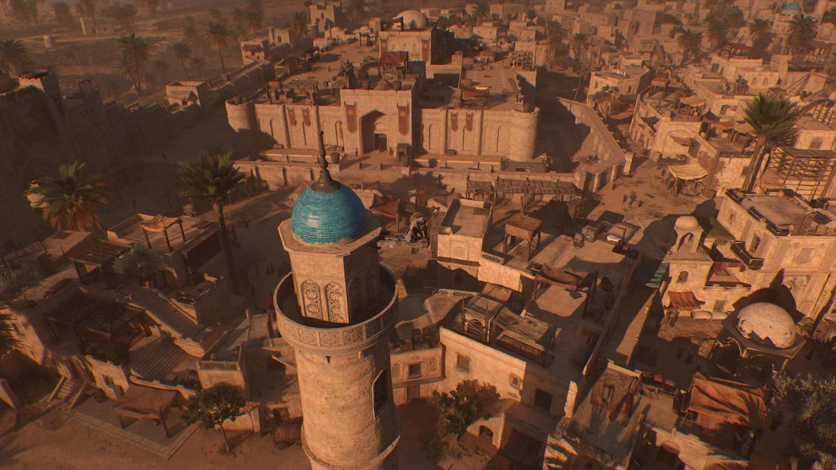 AC Mirage Great Mosque viewpoint.