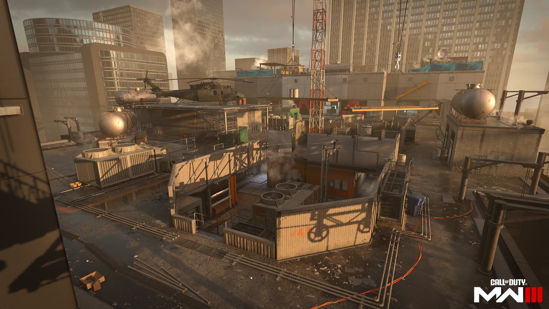 Screenshot of remastered Highrise map