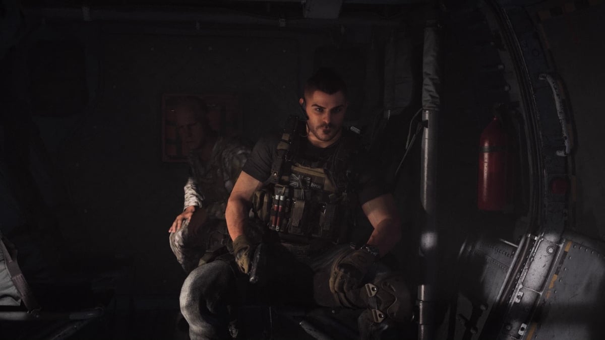 MW3: John "Soap" MacTavish after Makarov's arrest inside plane