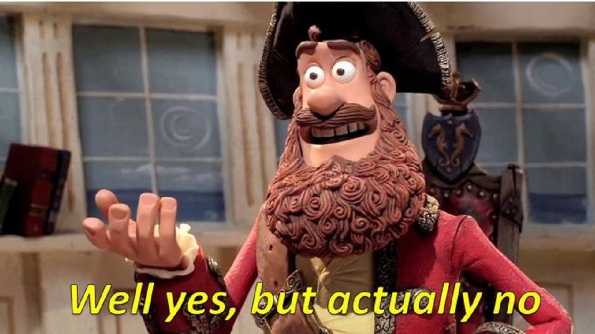 Captain of a ship explaining how while things are accurate they aren't always what they seem