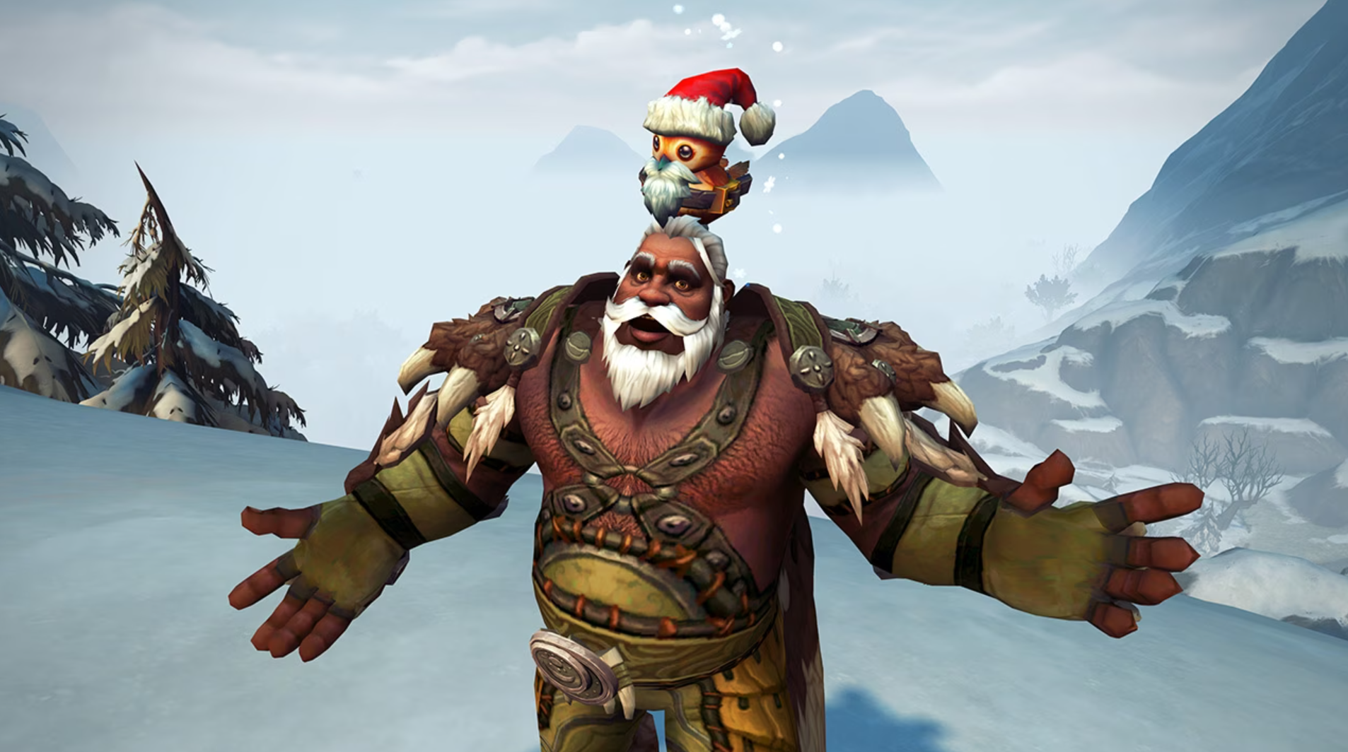 Kul Tiran and Pepe during WoW Winter Veil event
