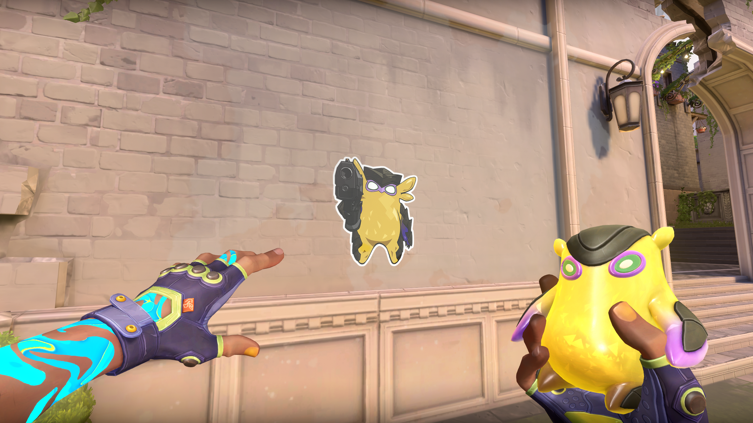 Wingman and the Wingman Drop It spray in VALORANT.