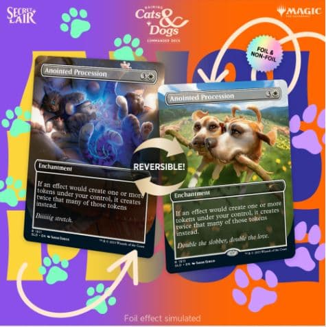 MTG Raining Cats and Dogs Secret Lair Commander release date and