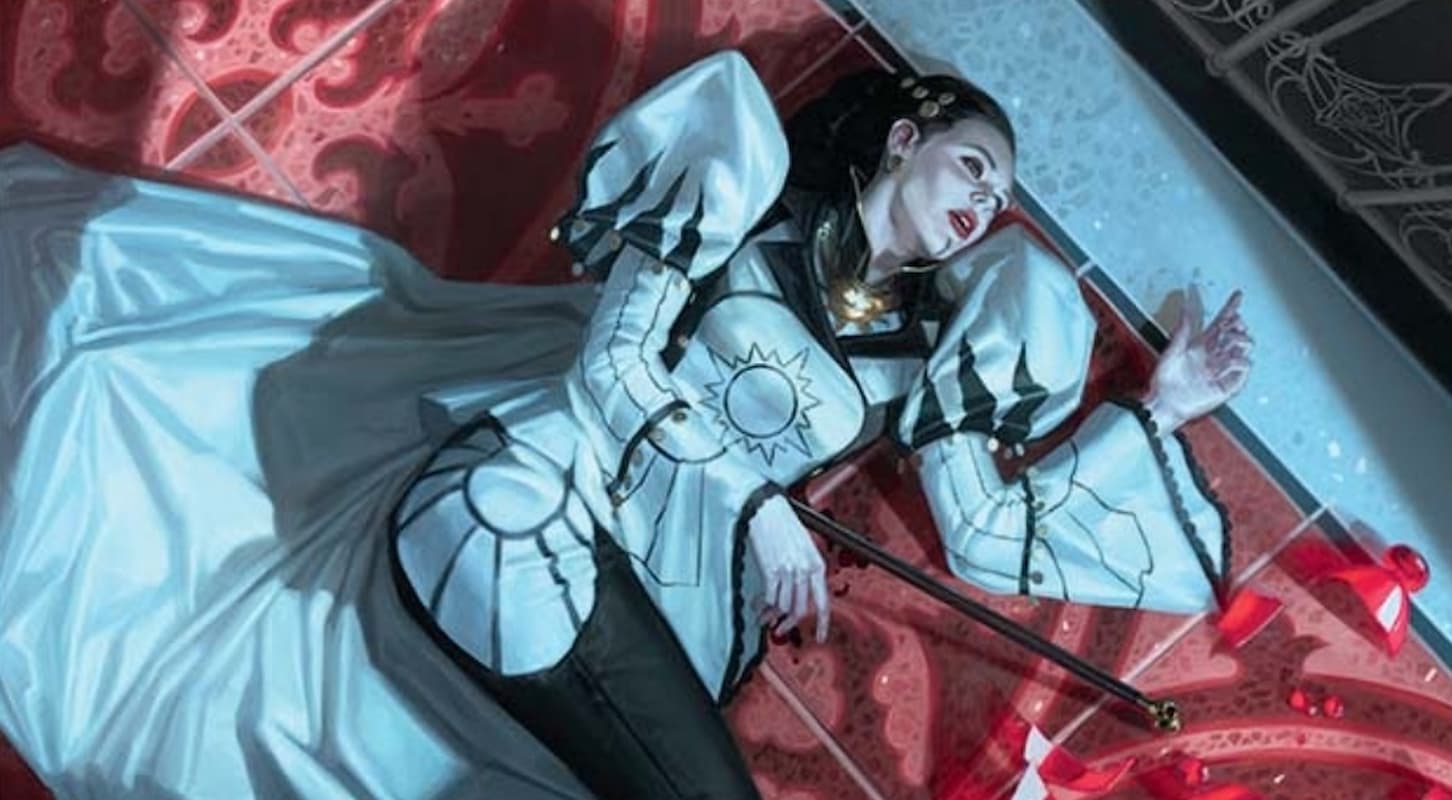 Teysa on the floor in Ravnica