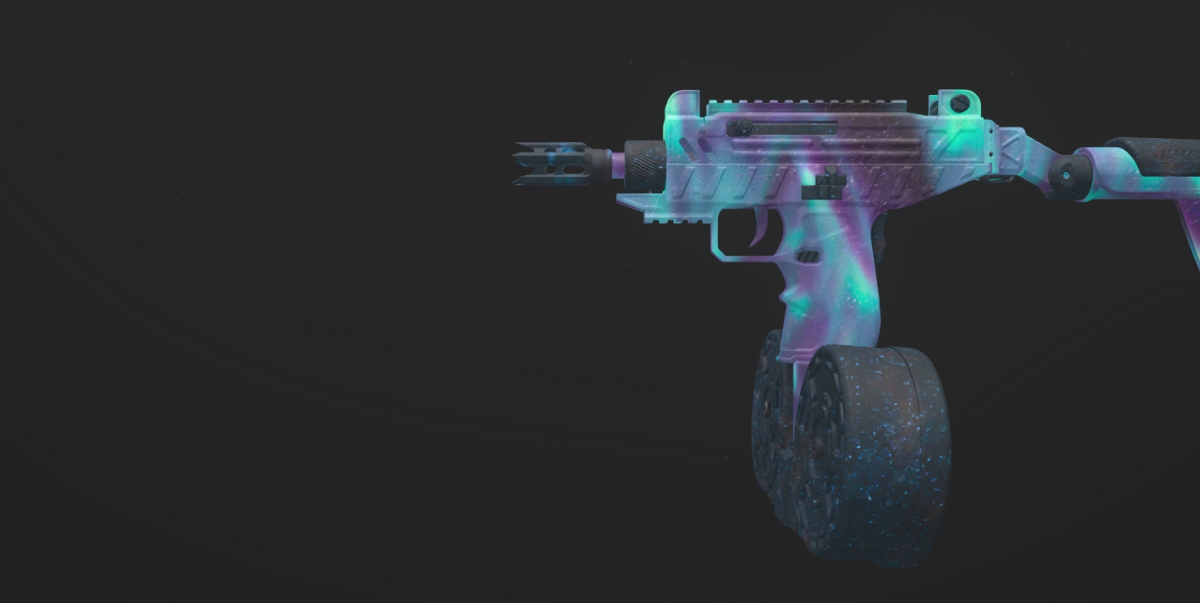 The WSP Swarm with the Borealis camo in MW3