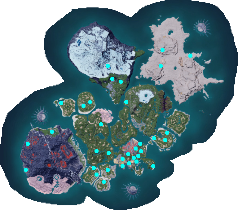 Dungeon Cave Location Palworld