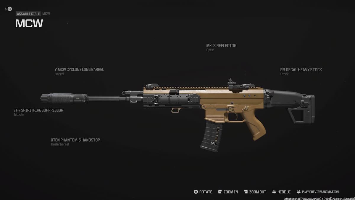 The best MCW MW3 loadout for SnD.