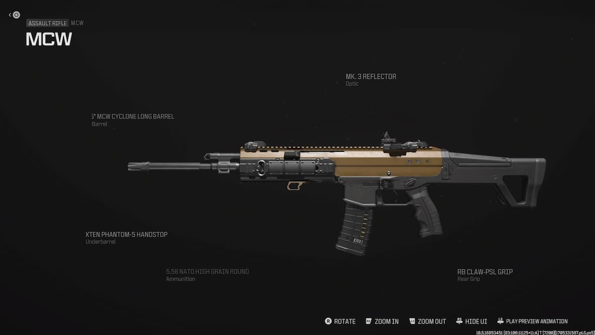 MW3 Ranked Play MCW build