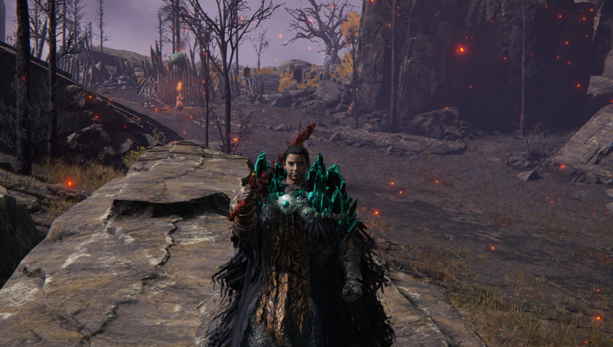 Image of a Sorcerer in Elden Ring.