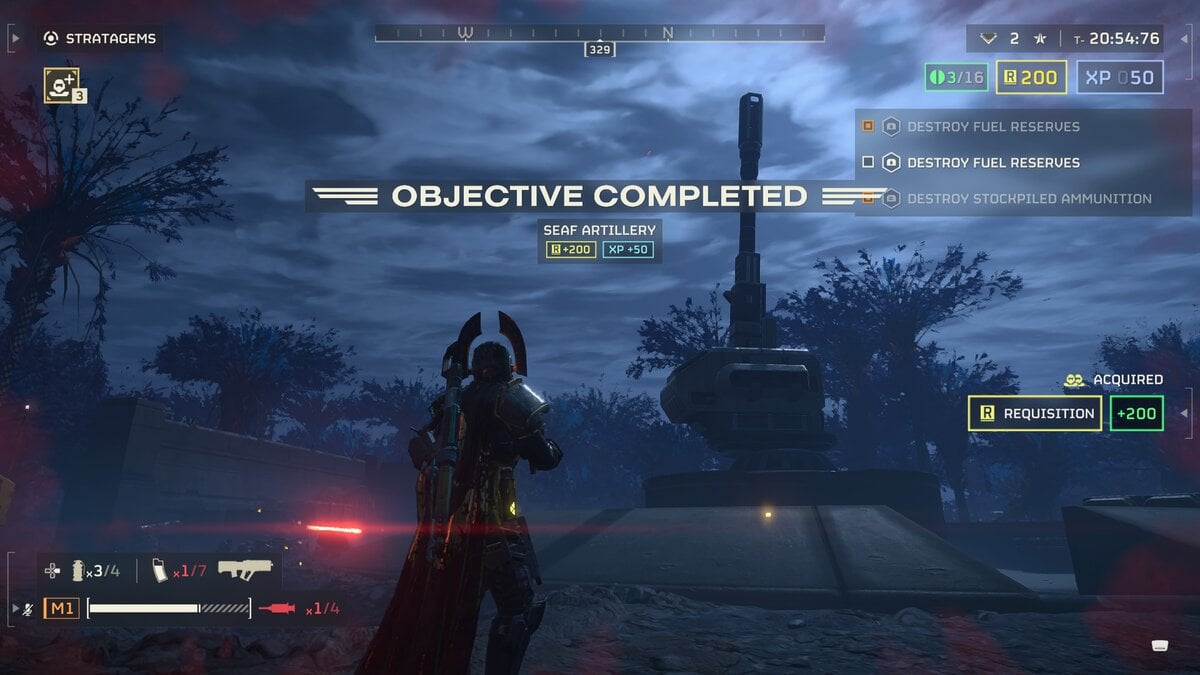 Secondary objective complete in Helldivers 2