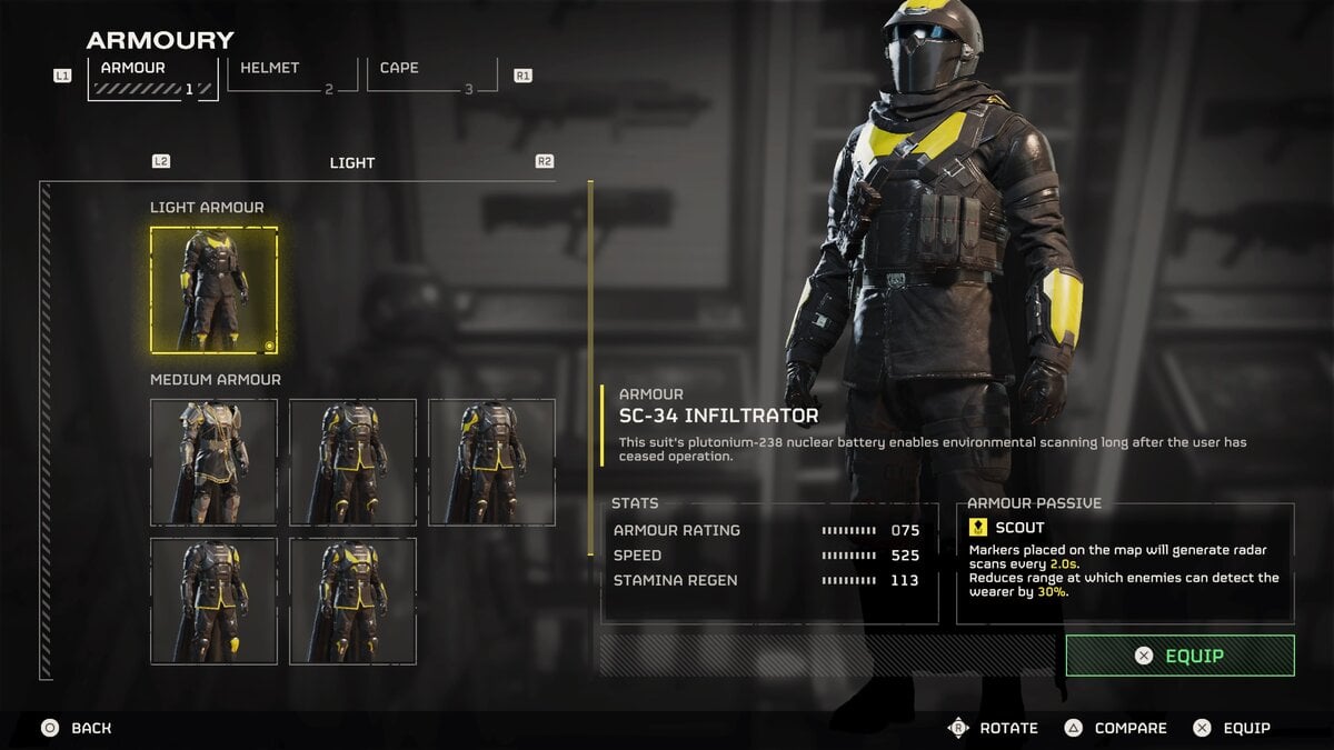 B-01 Tactical Armor in Helldivers 2