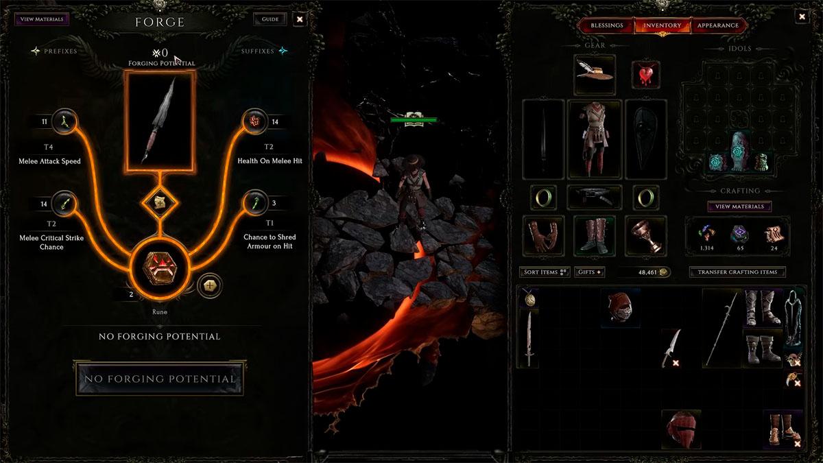 How to Ascended Rune works to transform a weapon in Last Epoch