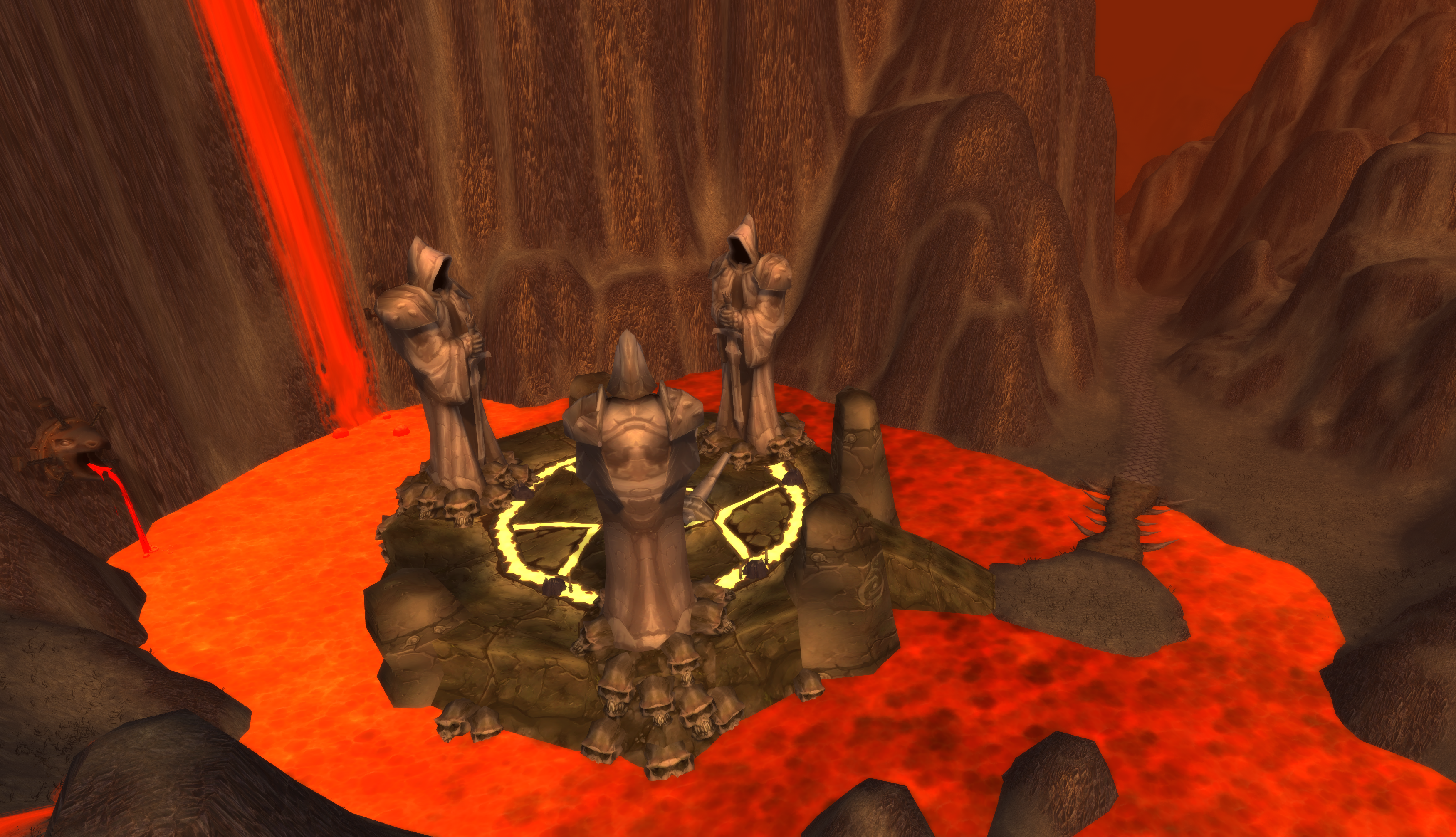 The Altar of Storms, as seen in the Burning Steppes in WoW Classic