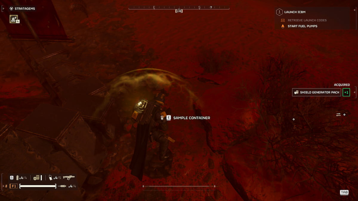 Sample Container in Helldivers 2