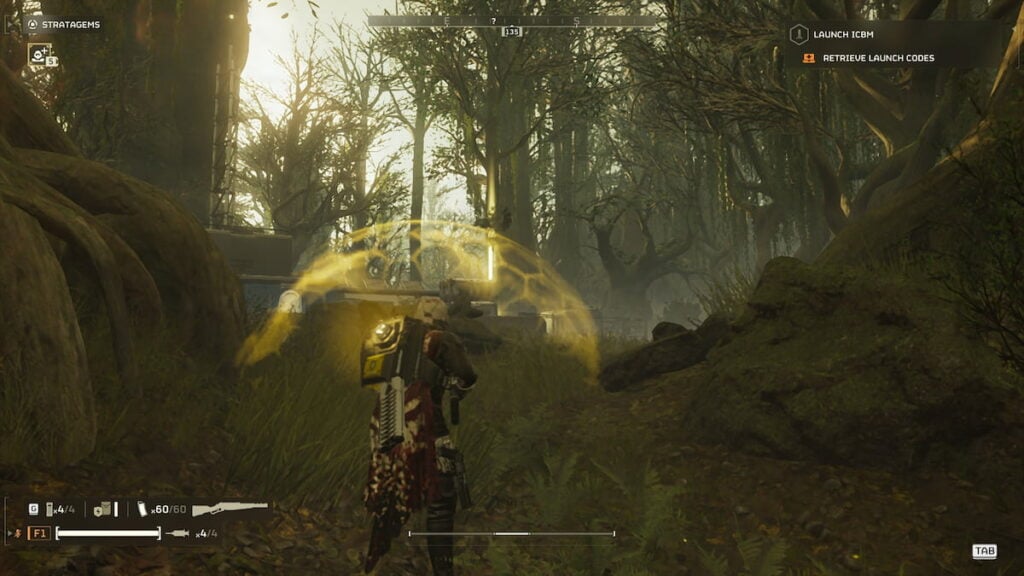 Yellow beacon in Helldivers 2
