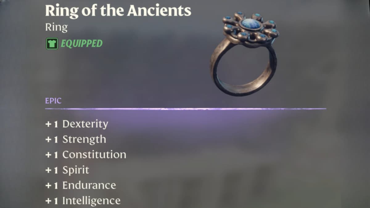 The Ring of the Ancients.